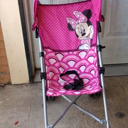 Disney Minnie Mouse Lightweight Stroller.. Maximum Children's Weight 40 Lbs..See All Pictures Read Description 