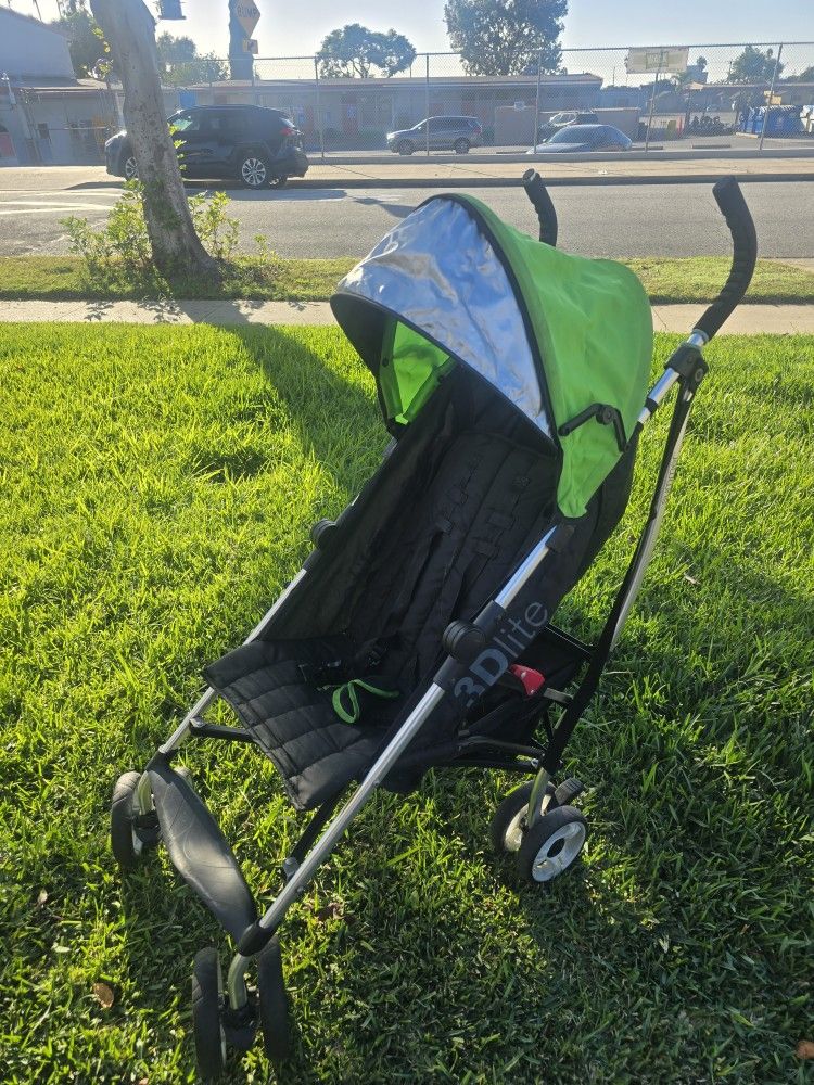 Summer Infant 3Dlite Convenience Stroller, Tropical Green