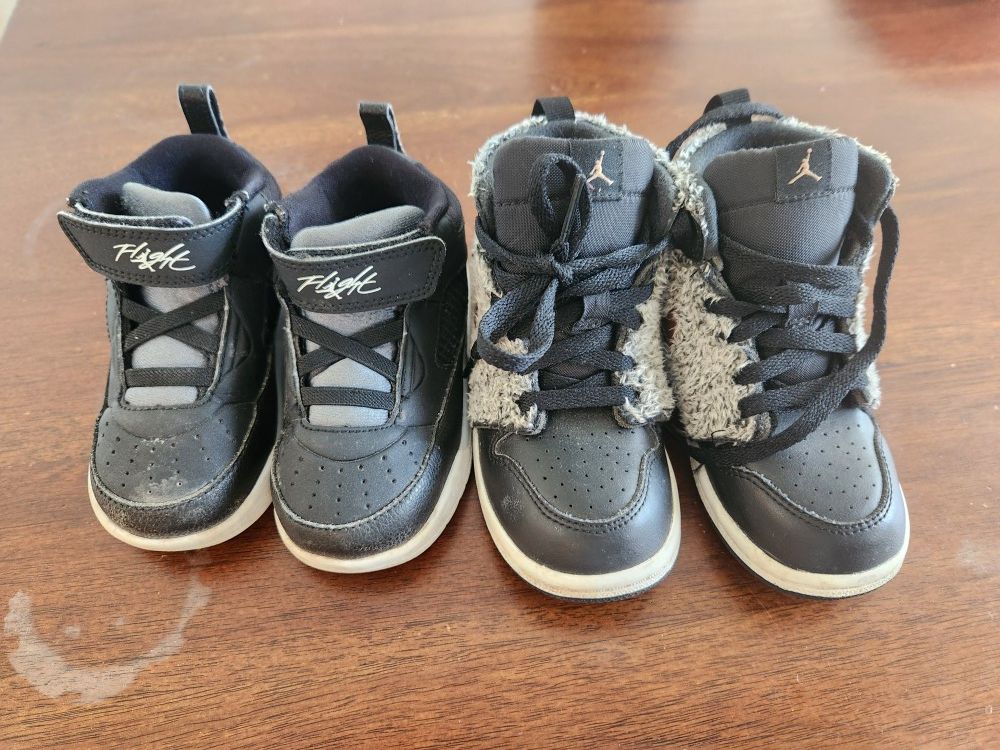 Nike Jordans Two Size 7c And 8c