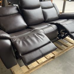 Genuine leather Power recliner