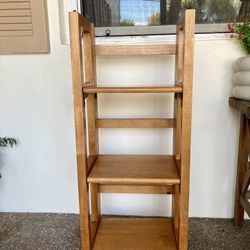 Folding Wooden Shelf