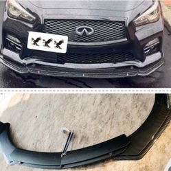 Universal 4 pcs front lip Spoiler  for Infiniti, Toyota, Kia, Hyundai, bmw, Buick etc
