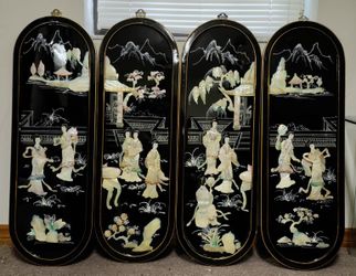Four Oriental Hanging Pictures
