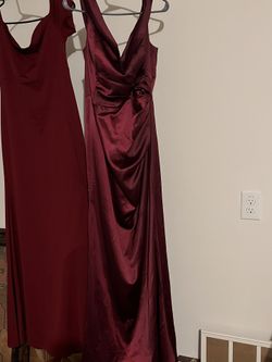 Burgundy Bridesmaid Dress