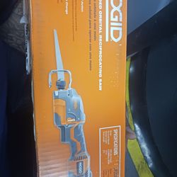 New***Ridgid One- Handed Orbital Reciprocating Saw***New