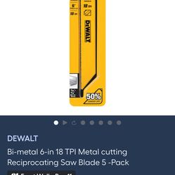 Dewalt 6 Inch Blades