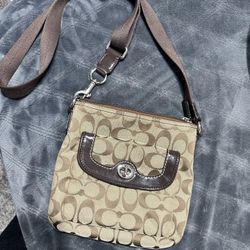 Brown Coach Crossbody