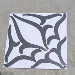 White And Black Bathroom/Kitchen Tiles. 