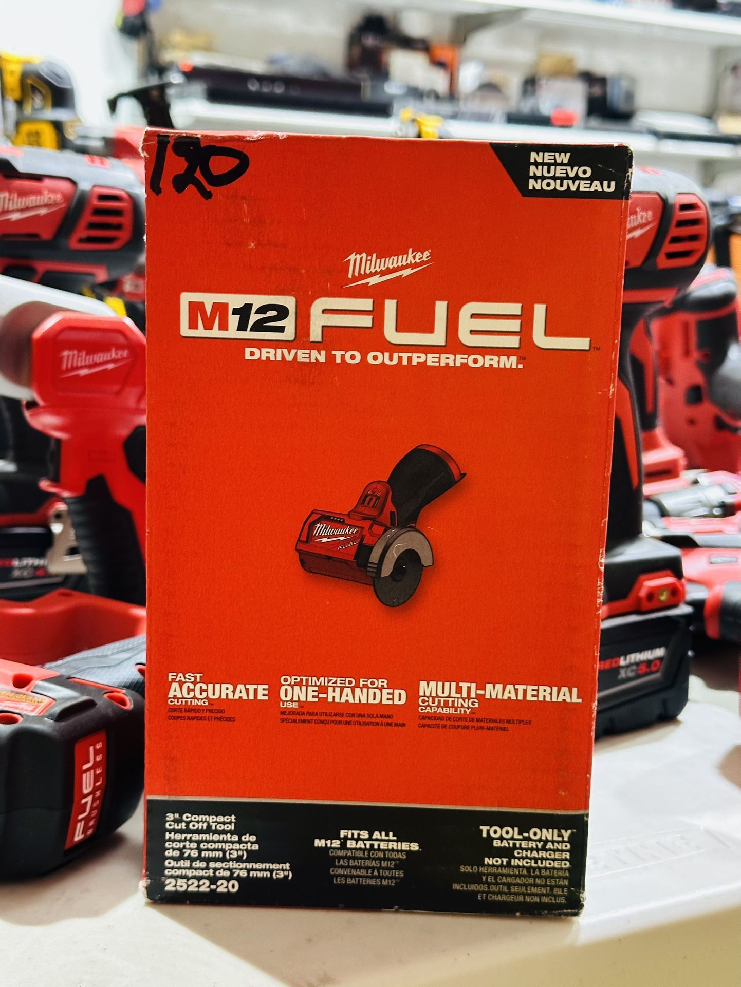 Milwaukee M12 FUEL 12V Lithium-Ion Brushless Cordless 3 in. Cut Off Saw (Tool-Only)