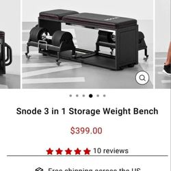 Snode 3-in-1 Adjustable Bench 
