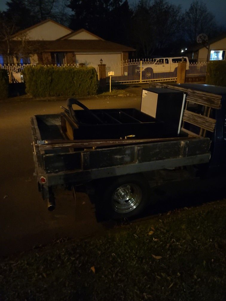 Free Metal Scrap Cabinet, Bed Frames Brake Rotors Mini Fridge Camshafts