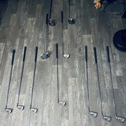 DEEPLY DISCOUNTED PRICE! MUST GO! Golf Club Set w/ TaylorMade BURNER  – Must Go Today – $120 OBO