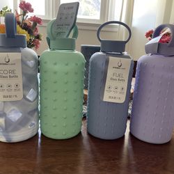 Super Cute Glass Water Bottle