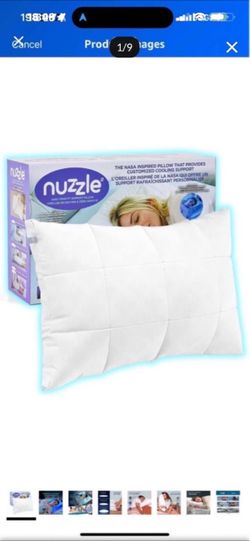 Brand New Nuzzle Cooling Adjustable Pillow for Side Sleepers, Luxury Standard Size Bed Pillow Hotel Collection - Best Adjust Height Soft Firm Pillo