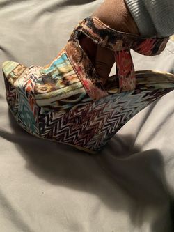 Multicolored Summer Wedges