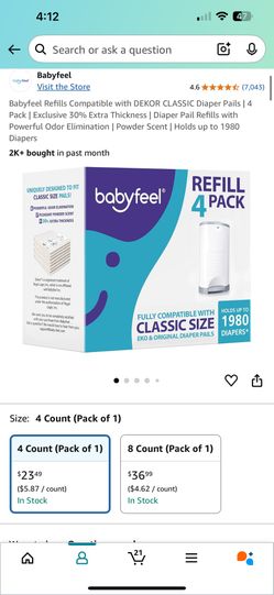 Baby Feel Refill 4pack
