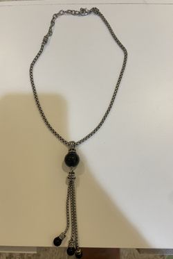 Black Ball Necklace 
