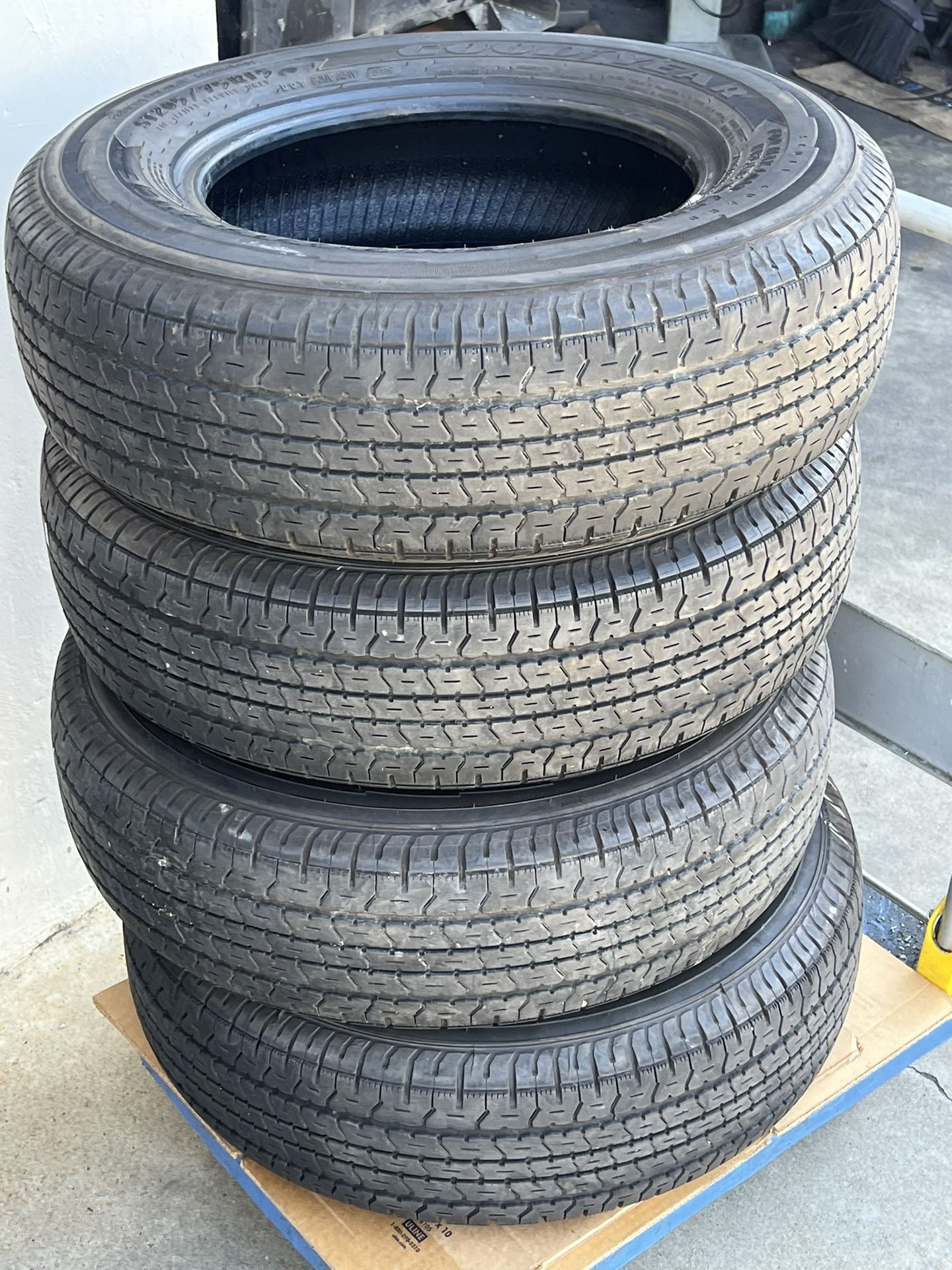 Used Goodyear Endurance Trailer Tires ST205/75R15