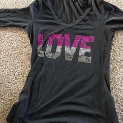  Sparkly MD Size Black Shirt