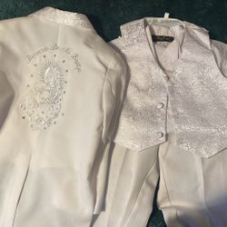 Traje Bautizo Size 6