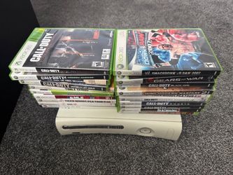 Xbox 360 console and games