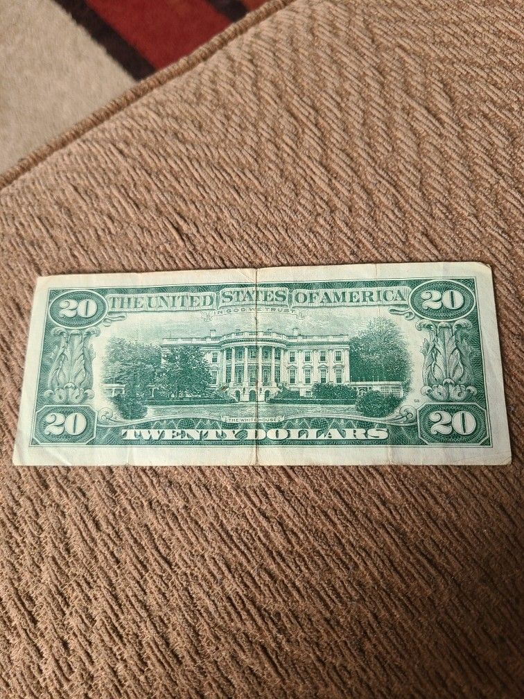20 Dollars Note From 1963 And 100 Dollars Note From 1963