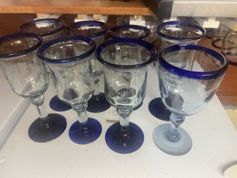 8 Wine Glasses-$25 For All