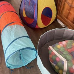 Toddler Tent, Tunnel And Ball Pit&CrushProof Balls