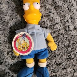 1990s Bart Simpson With Tag