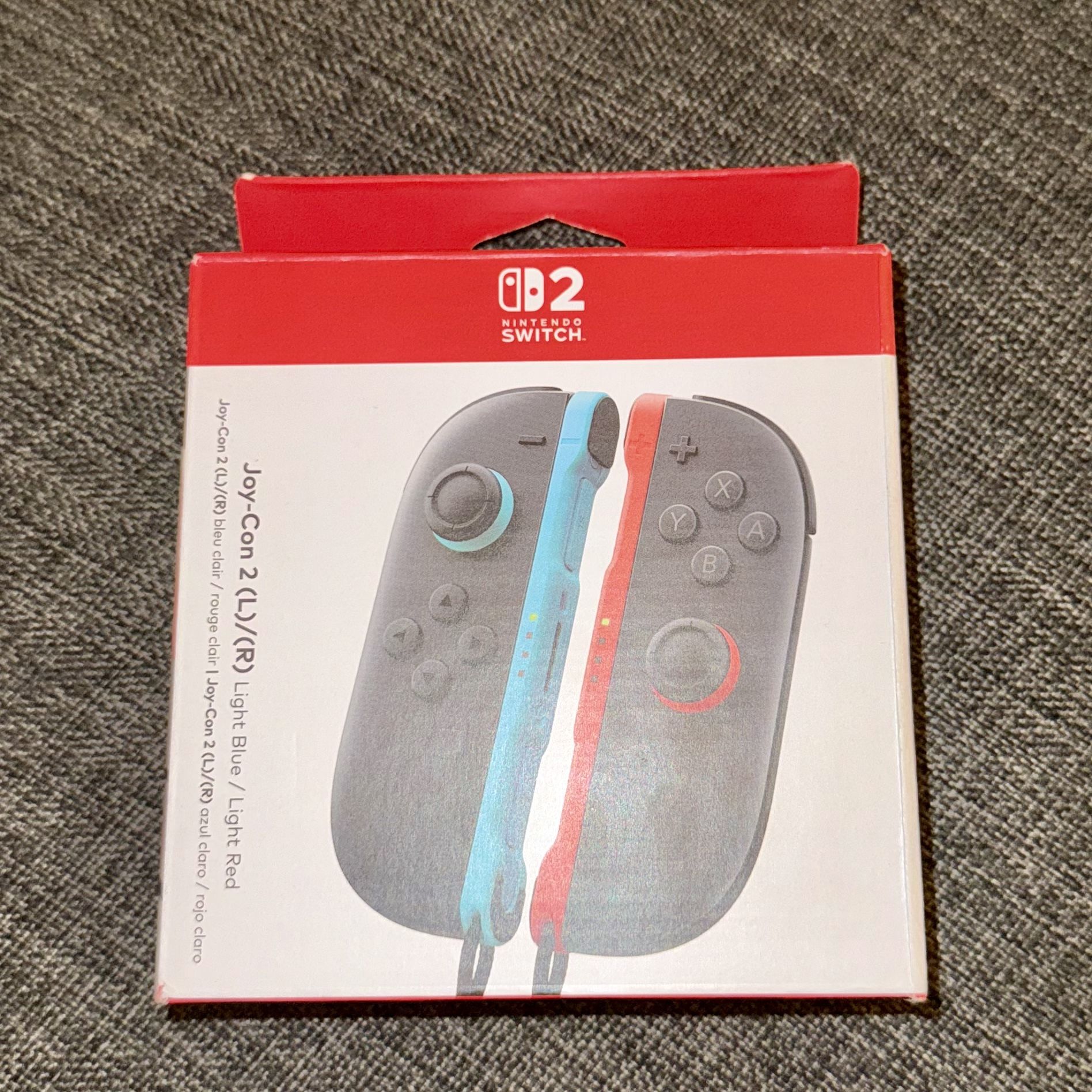Joy-Con 2 L/R (Light Blue/Light Red) For Nintendo Switch 2