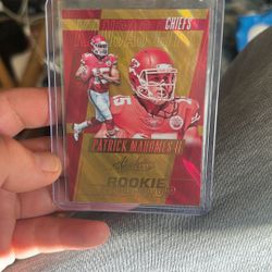 Patrick Mahomes Rookie Card