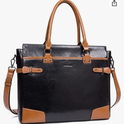 Enmain Briefcase Messenger 15.6 Inch Laptop Satchel Business Bags Shoulder Bag