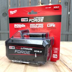 Milwaukee M18 18V Lithium-Ion REDLITHIUM FORGE XC 8.0 Ah Battery Pack