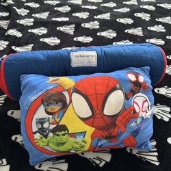 Spidey spiderman nap mat and pillow