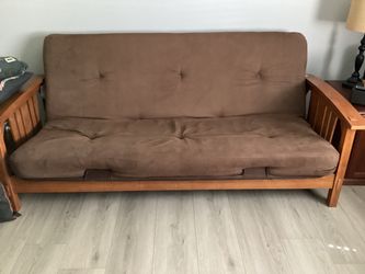 Brown Futon