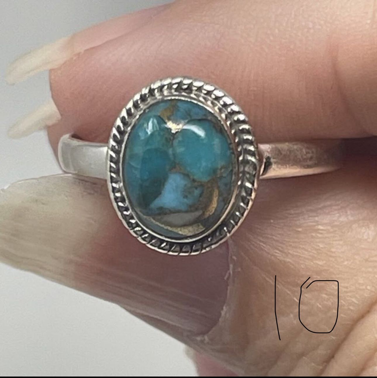 Genuine Sterling Silver Rings With Gemstones 