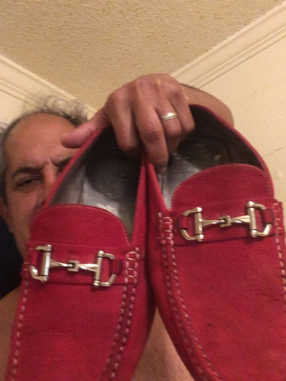 Kristendom Se insekter Udgravning Men's 11 Red Leather GUCCI loafers for Sale in Columbia, SC - OfferUp