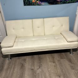 Leather Adjustable Futon