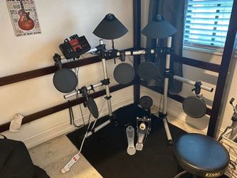 Electric Drum Set (Connect to world head phone) Used $100