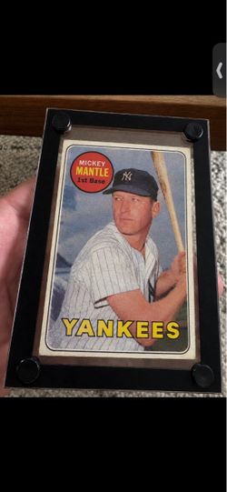 1969 Mickey mantle card vintage baseball