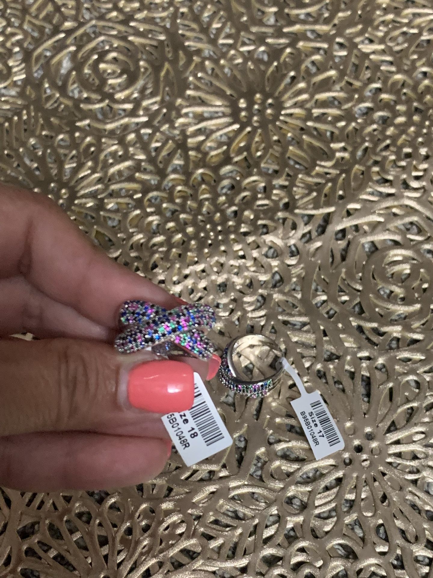 Beautiful Ring Size 7 & Size 8 European Brand Doesn’t Tarnish