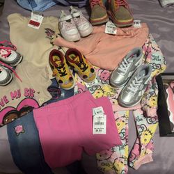 Girl Bundle Shoes And Clothes 