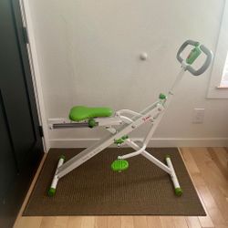 Sunny Health & Fitness Row-N-Ride Squat Exercise Machine