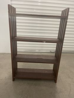 Wooden Bookshelf