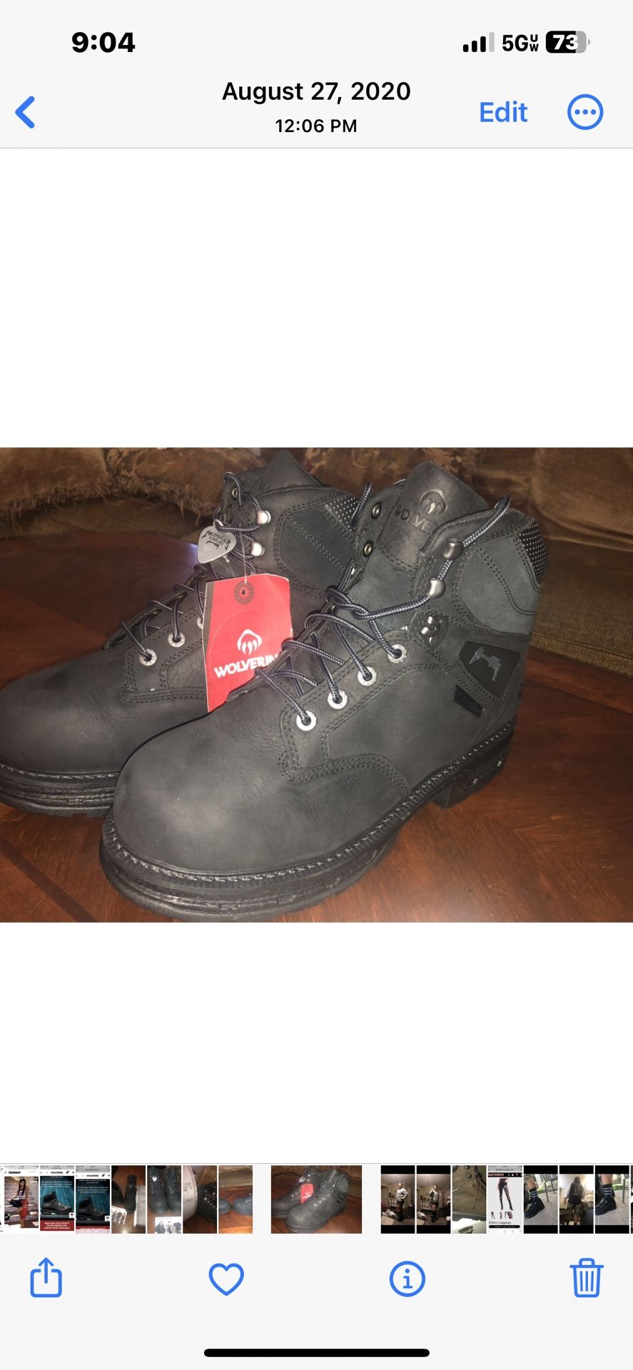 Wolverine Metallica Boots