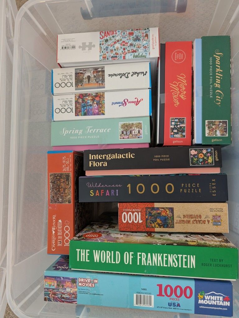 12 Puzzles - All 1,000 Pieces