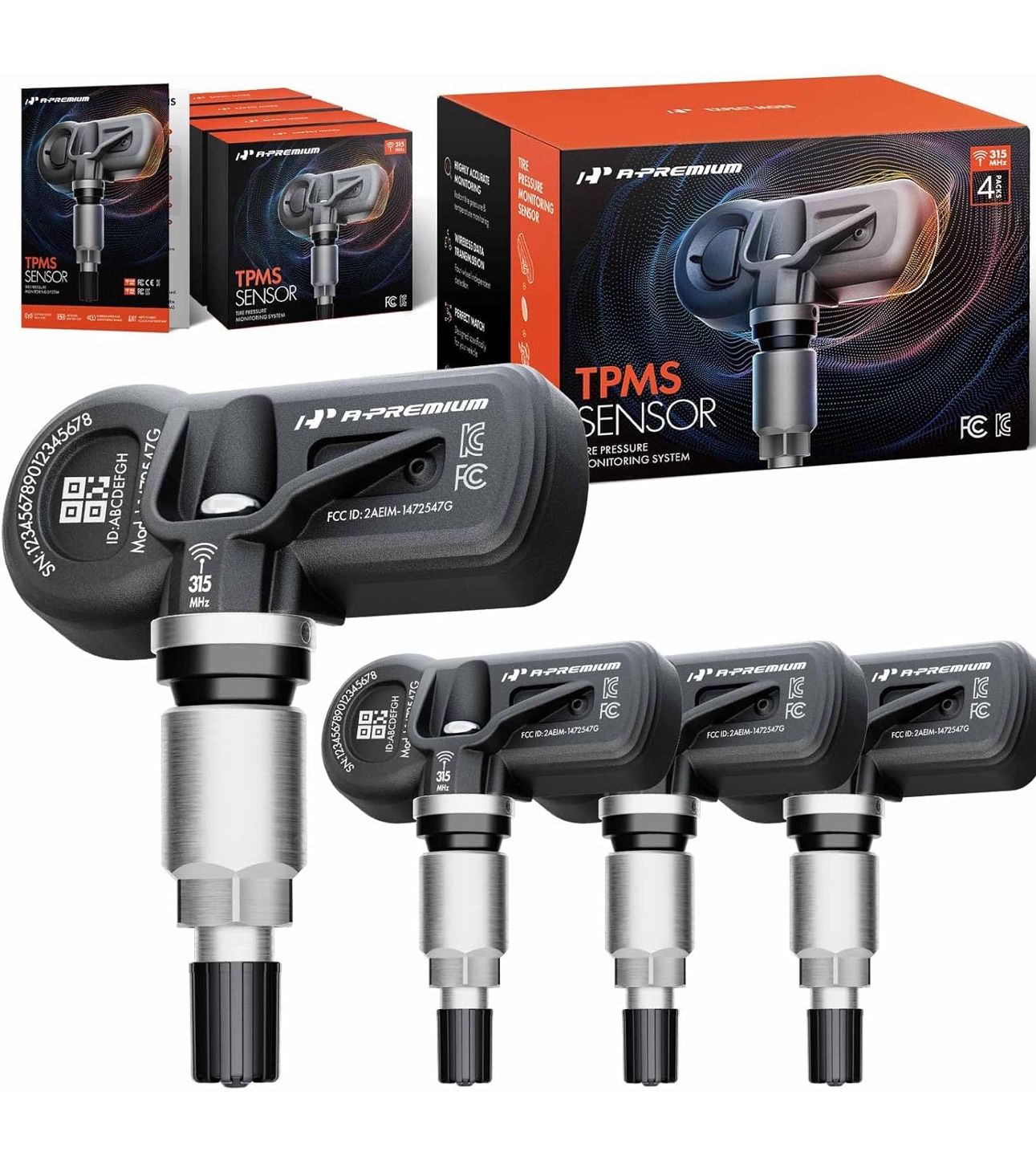 TPMS Sensors For Lexus & Toyota. (set Of 4) In Packaging