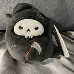 Squishmallow Otto The Grim Reaper 4.5” Rare HTF