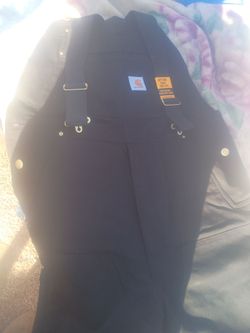 Carhartt Bib Overalls Black