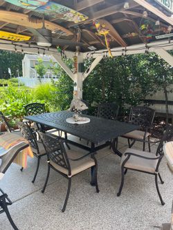 Patio table and chairs